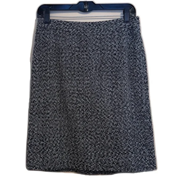 Nine West Tweed Black and White Skirt Suit 4P 4 Petite - Picture 9 of 12